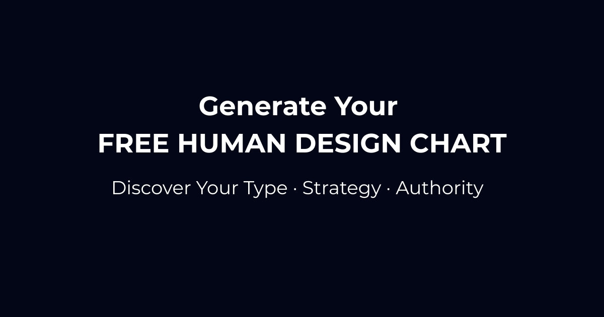 Free Human Design Calculator. Your Chart in 60 Seconds Human Design HD