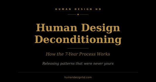 Human Design Deconditioning blog cover from Human Design HD.