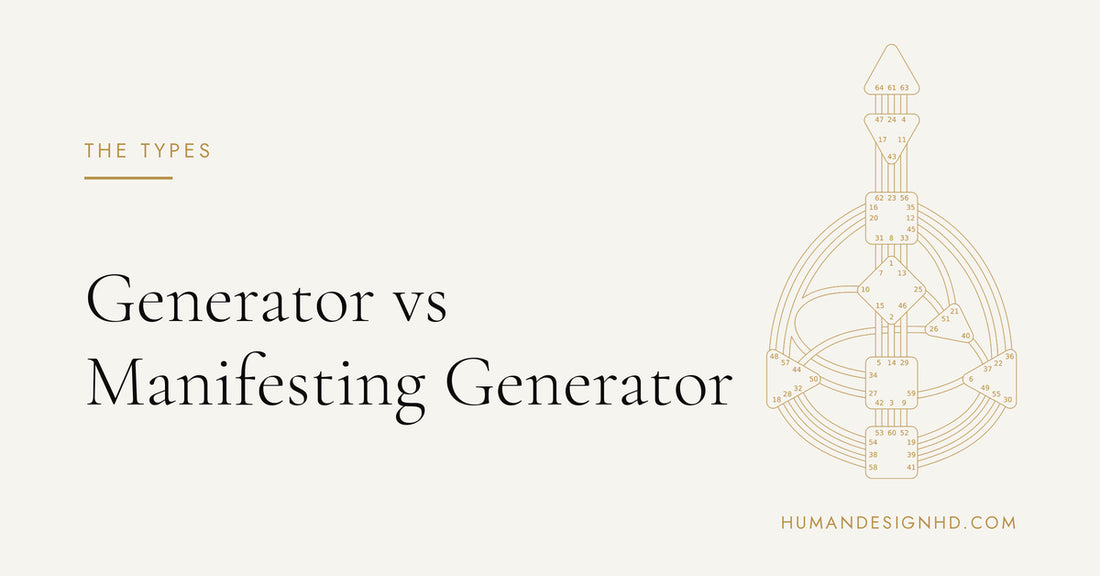 Generator vs Manifesting Generator: What Is the Difference. Human Design HD.