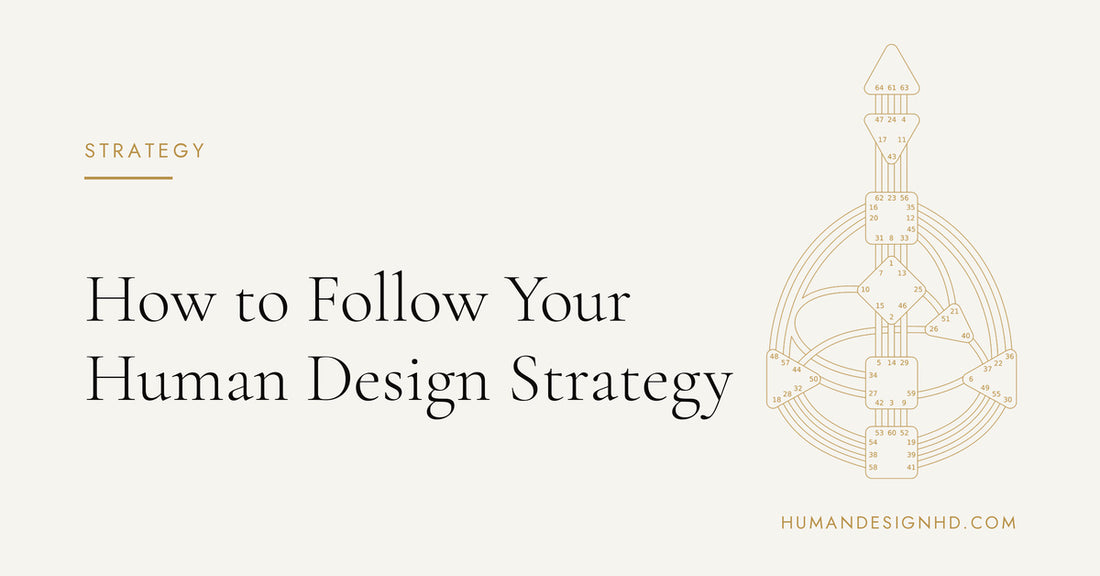 How to Follow Your Human Design Strategy. Human Design HD.