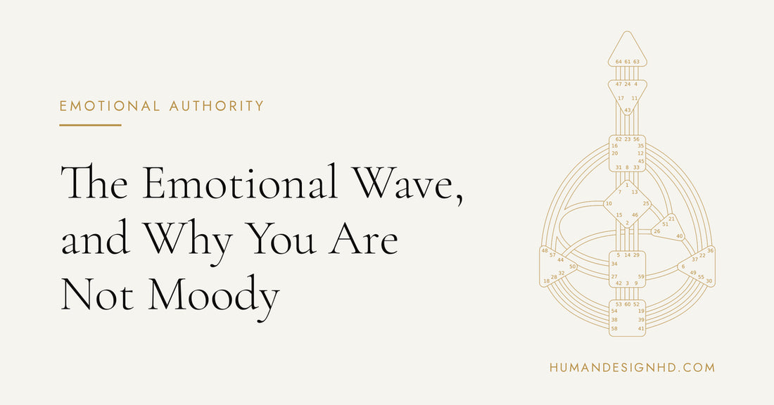 The Emotional Wave, and Why You Are Not Moody. Human Design HD.