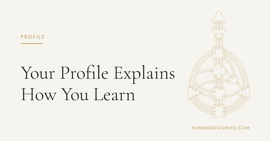 Your Profile Explains How You Learn. Human Design HD.