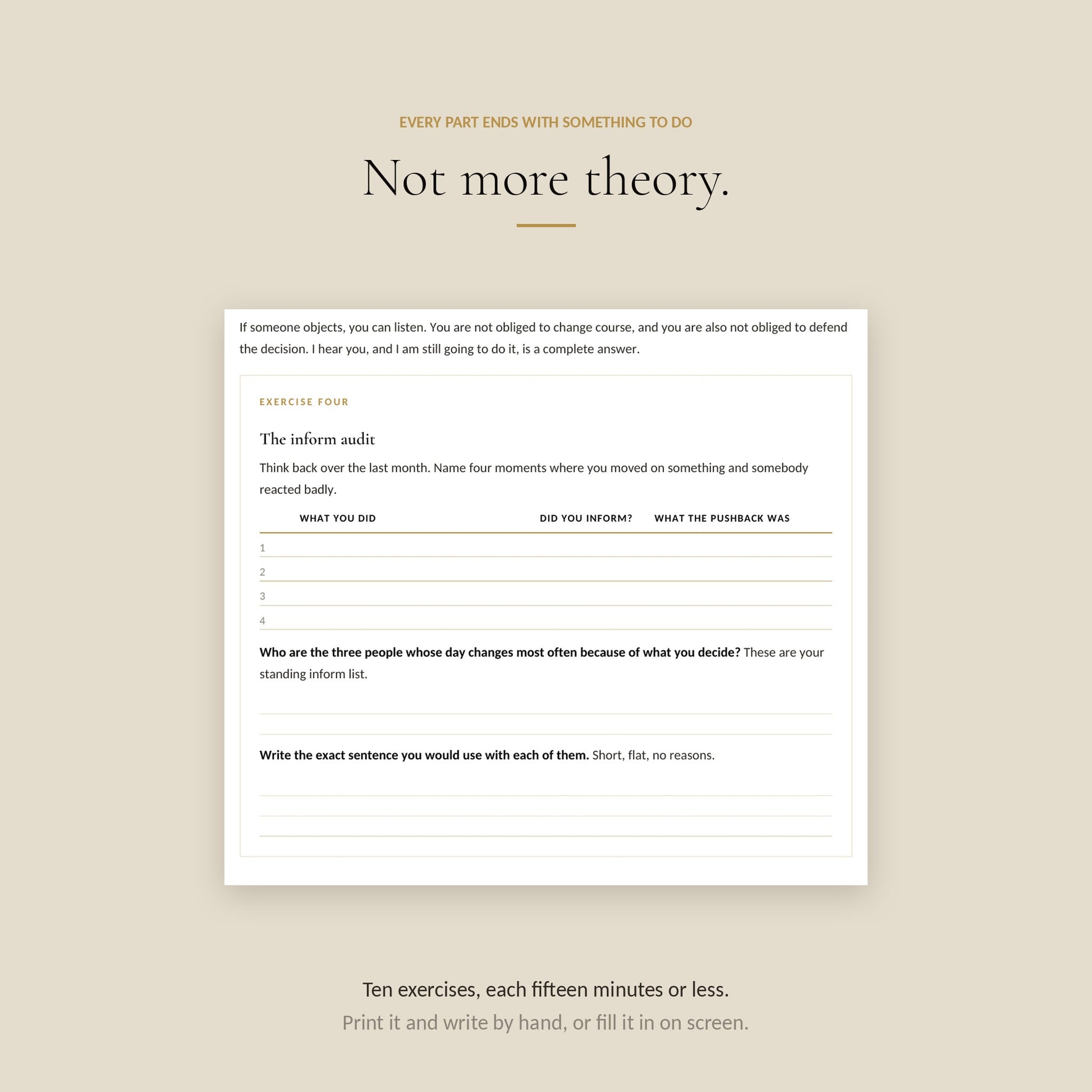 Human Design Manifesting Generator Workbook, exercises