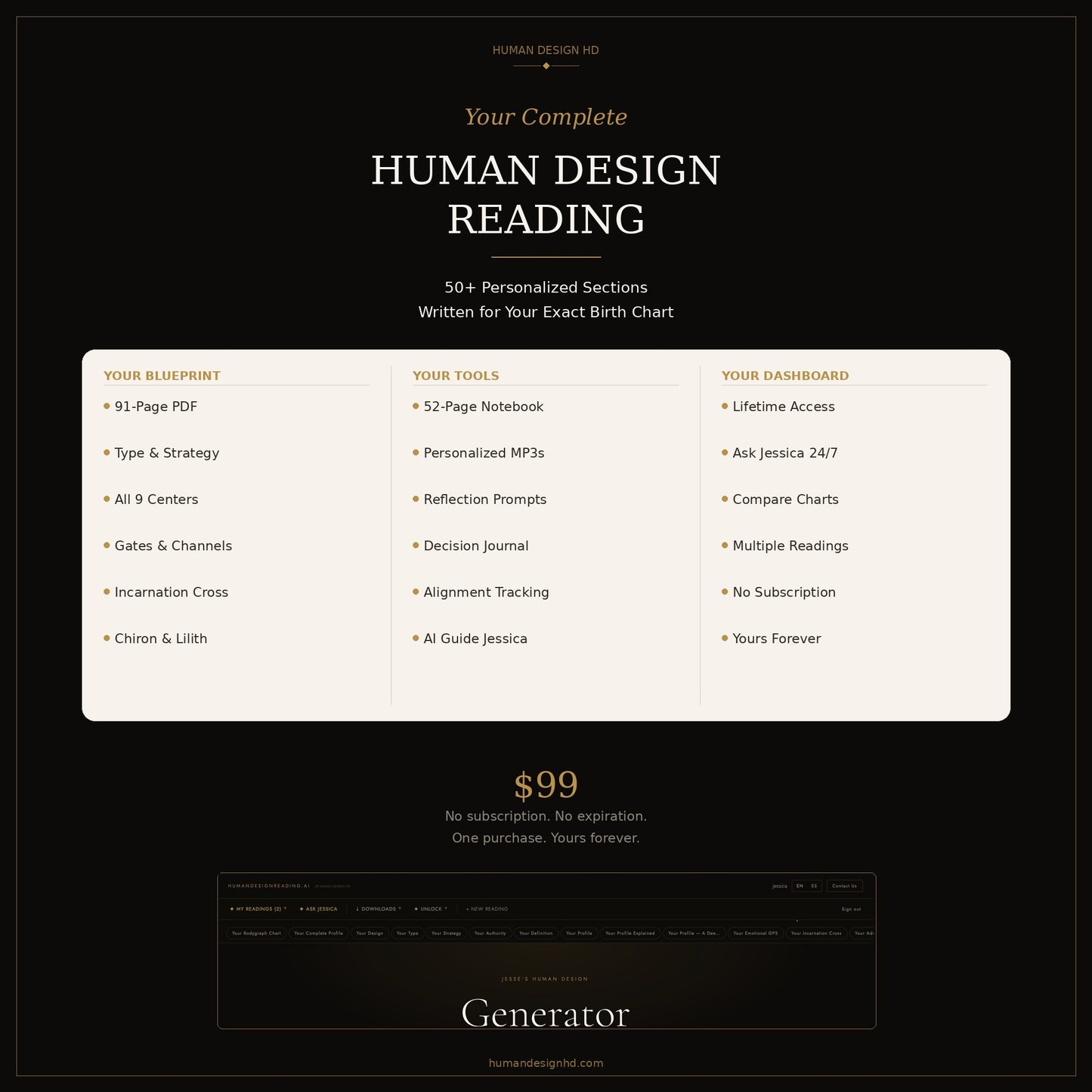 Complete Human Design Reading